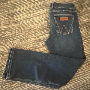 Wrangler Women's Dark Blue Boot Cut Jeans
